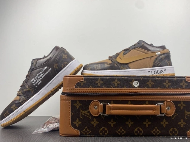 AJ1 Jordan OW 1 LOW Off-Louis Air x 0607
